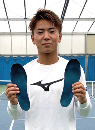 mysoleファミリーにプロテニスプレーヤーの渡邉聖太選手が加わりました。